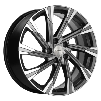 Khomen Wheels 7,5x19/5x108 ET33 D60,1 KHW1901 (Chery Tiggo 7 Pro) Gray-FP