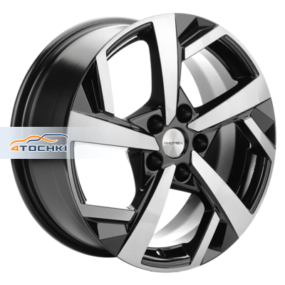 Khomen Wheels 7x17/5x114,3 ET48 D67,1 KHW1712 (Kia K5) Black-FP
