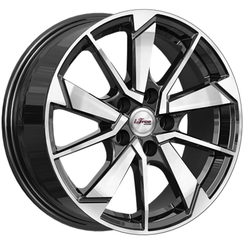 iFree 6,5x16/5x100 ET38 D57,1 Зиплайн (КС1042) Блэк Джек