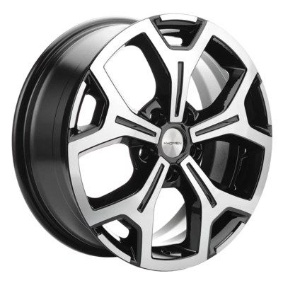 Khomen Wheels 6,5x17/5x120 ET55 D65,1 KHW1710(2) (VW Transporter) Black-FP