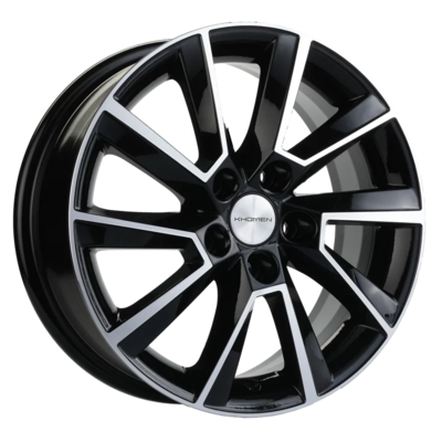 Khomen Wheels 6x15/5x100 ET37 D54,1 KHW1507 (15) Black-FP