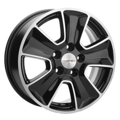 Khomen Wheels 6,5x16/5x114,3 ET45 D54,1 KHW1601 (Geely Atlas Pro) Black-FP