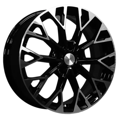 Khomen Wheels 7x17/5x114,3 ET48 D67,1 KHW1718 (K5/Sonata/Tucson/JAC J7) Black-FP