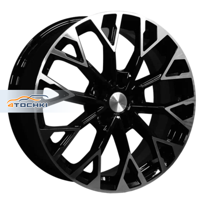 Khomen Wheels 7x17/5x114,3 ET48,5 D67,1 KHW1718 (Sportage/Tucson) Black-FP