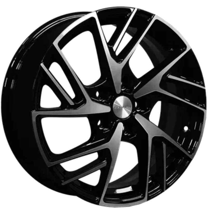 Khomen Wheels 6,5x17/5x114,3 ET45 D54,1 KHW1722 (Coolray) Black-FP