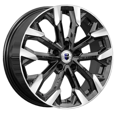 K&K 6,5x17/5x108 ET50 D63,35 Морейн (КС1046) Алмаз черный