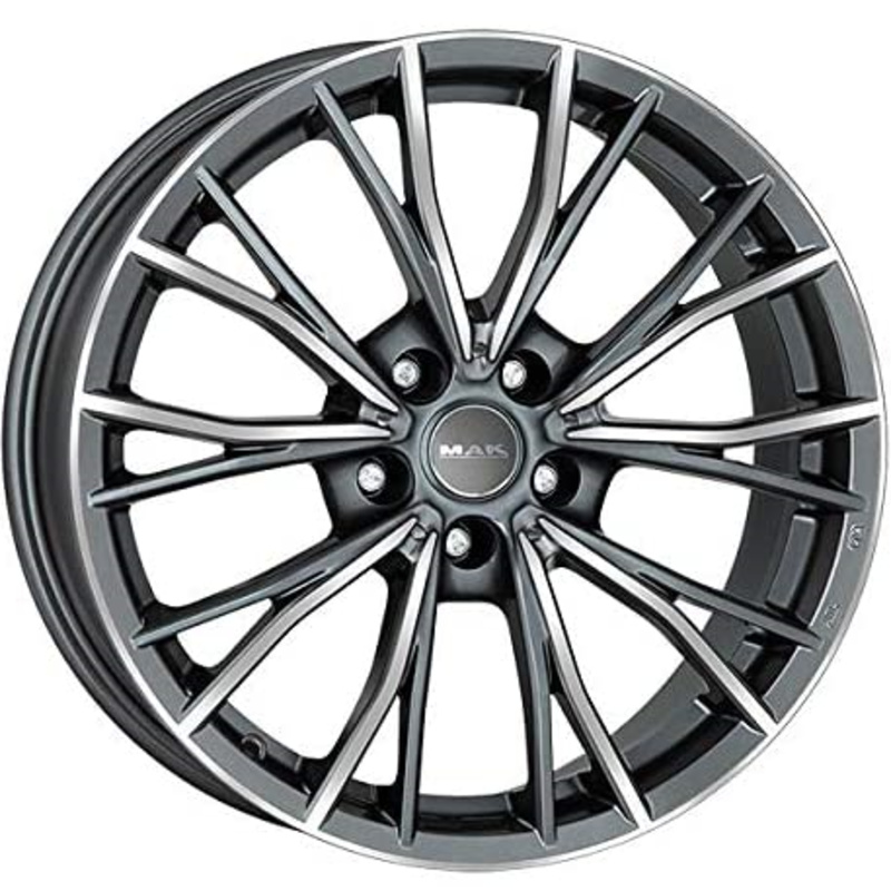 MAK 7,5x17/5x112 ET52 D66,6 Mark Gunmetal Mirror Face