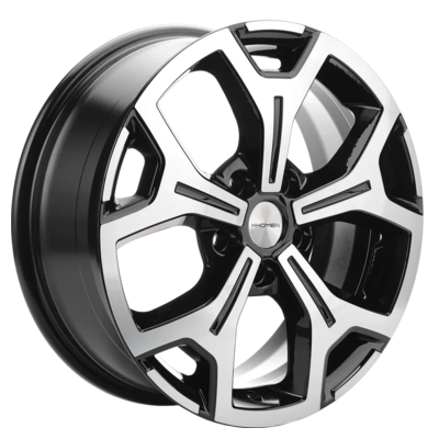 Khomen Wheels 6,5x17/5x114,3 ET37 D66,5 KHW1710 (Jolion) Black-FP
