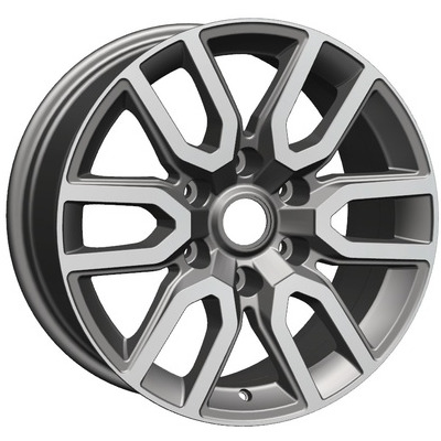 Khomen Wheels 8x17/6x139,7 ET25 D106,1 KHW1723 (LC Prado/Lexus GX) Gray-FP