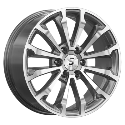Premium Series 8,5x20/6x139,7 ET30 D77,9 КР006 (Patrol) Diamond Gloss Graphite (78876)