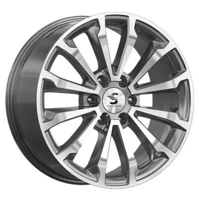 Premium Series 8,5x20/6x139,7 ET33 D75,1 КР006 (Haval H9) Diamond Gloss Graphite (78878)