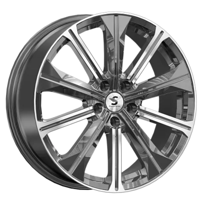 Premium Series 7x19/5x108 ET33 D60,1 КР013 (Tiggo 7 Pro) Diamond Gloss Graphite (4210017)