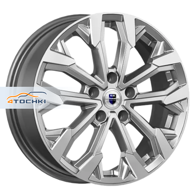 K&K 6,5x17/5x112 ET46 D57,1 Морейн (КС1046) Дарк платинум