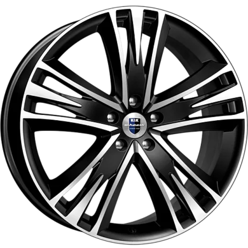 K&K 8,5x20/5x112 ET35 D66,6 Атлас (КС661M) Алмаз черный