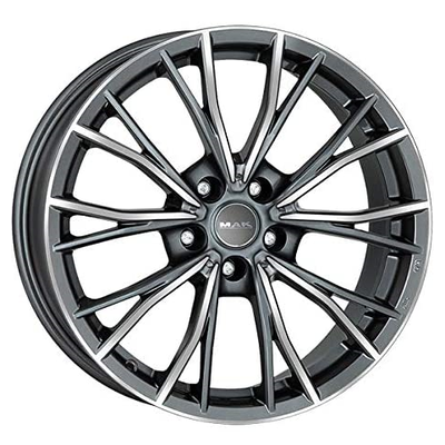 MAK 8x17/5x120 ET43 D72,6 Mark Gunmetal Mirror Face