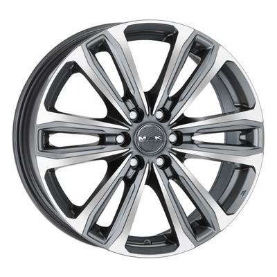 MAK 7,5x17/6x139,7 ET48 D92,3 Safari 6 Gunmetal Mirror Face