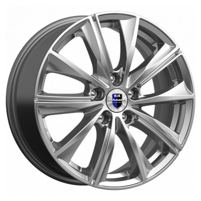 K&K 7x17/5x108 ET43 D67,1 Арнар (КС896) Дарк платинум