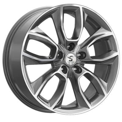 Premium Series 7x18/5x114,3 ET38 D67,1 КР001 (Outlander) Diamond Gloss Graphite
