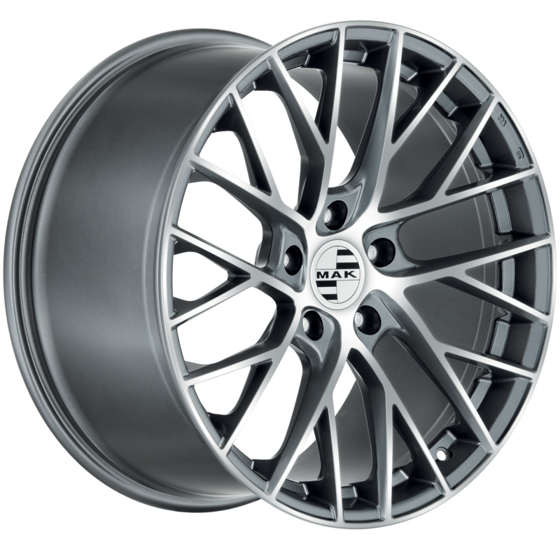 MAK 8,5x19/5x130 ET55 D71,6 Monaco Gunmetal Mirror Face