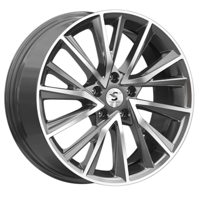 Premium Series 7,5x18/5x114,3 ET39 D60,1 КР010 (Lexus NX) Diamond Gloss Graphite