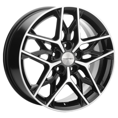 Khomen Wheels 7x17/5x110 ET45 D67,1 KHW1709 (DFM580) Black-FP