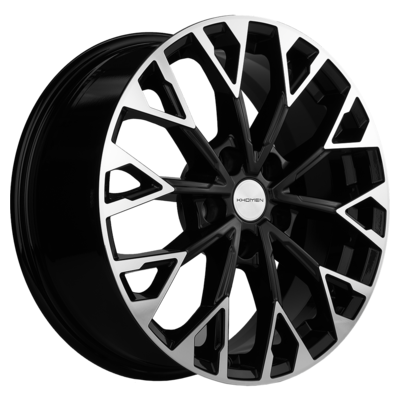 Khomen Wheels 7x17/5x108 ET50 D63,3 KHW1718 (Kuga/Focus/Volvo XC40/XC70) Black-FP