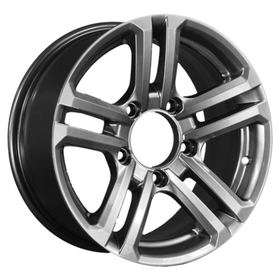 K&K 7x16/5x139,7 ET5 D110,1 Палладика (КС591М) Дарк платинум