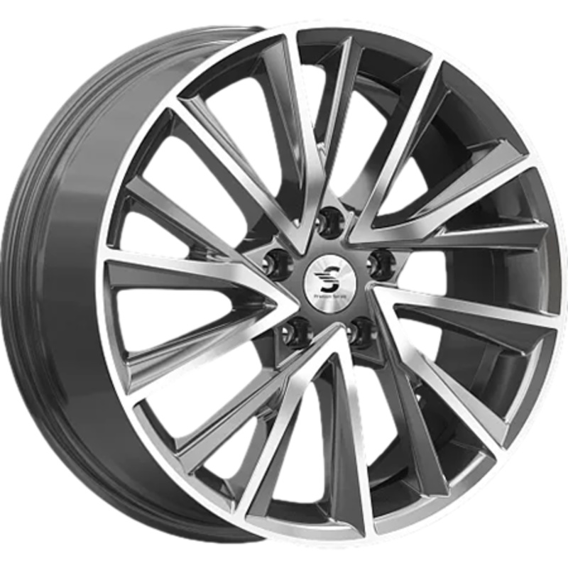 Premium Series 7,5x18/5x112 ET39 D66,6 КР010 (Audi A4) Diamond Gloss Graphite