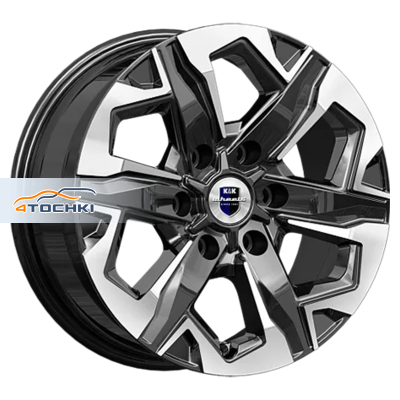 K&K 7,5x17/6x139,7 ET45 D93,1 Тейт (КС1050) Алмаз черный