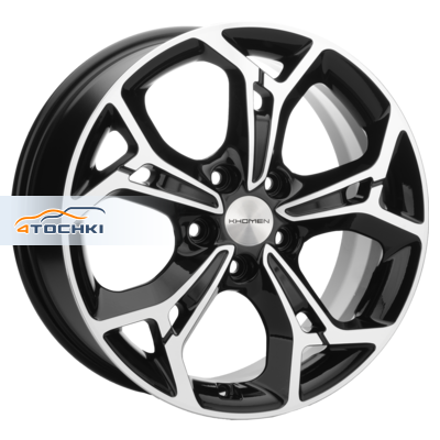 Khomen Wheels 7x17/5x110 ET46 D63,3 KHW1702 (Changan CS35/CS35 Pro) Black-FP
