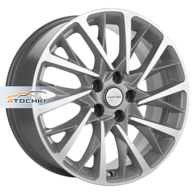 Khomen Wheels 7,5x18/5x114,3 ET45 D60,1 KHW1804 (Geely Atlas/Atlas Pro/Lifan Myway) F-Silver-FP