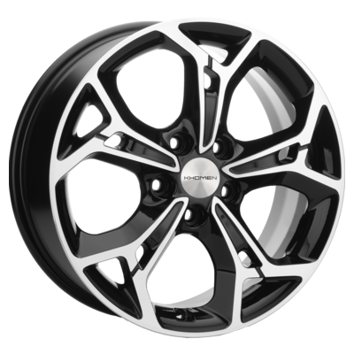 Khomen Wheels 7x17/5x108 ET50 D63,35 KHW1702 (Ford C-Max) Black-FP