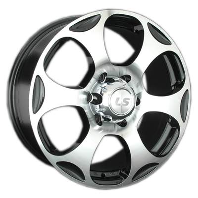 LS 8x18/6x139,7 ET36 D100,1 310 BKF (конус, Колпак+лого)