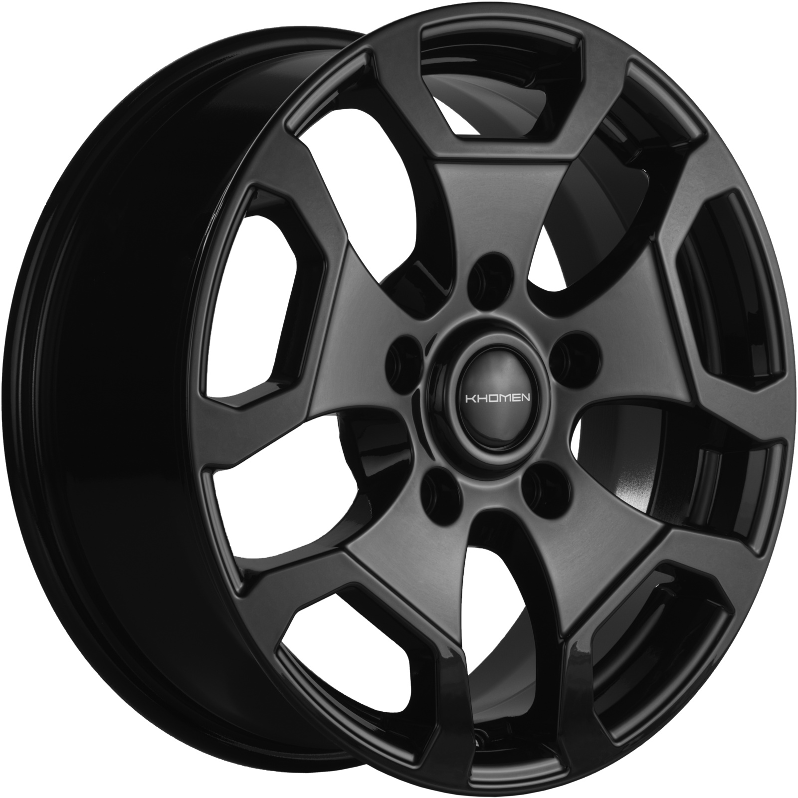 Khomen Wheels 6,5x17/5x139,7 ET40 D98,5 KHW1725 (Niva Travel/Legend) Black