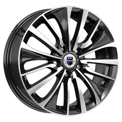 K&K 6,5x17/5x108 ET50 D63,35 Flanker (КС1097) Алмаз черный