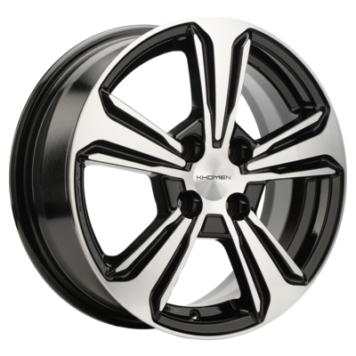 Khomen Wheels 6x15/4x100 ET45 D56,6 KHW1502 (Nexia) Black-FP
