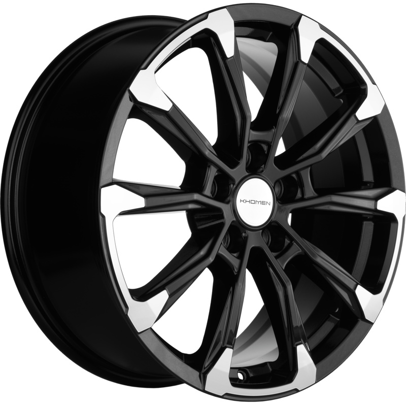 Khomen Wheels 7,5x18/5x114,3 ET45 D60,1 KHW1808 (Geely Atlas/Atlas Pro/Lifan Myway) Black-FP