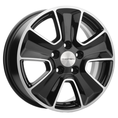 Khomen Wheels 6,5x16/5x114,3 ET46 D67,1 KHW1601 (Mitsubishi) Black-FP