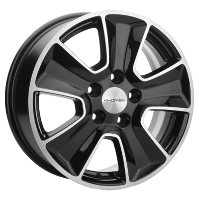 Khomen Wheels 6,5x16/5x114,3 ET43 D67,1 KHW1601 (Huyndai/Kia) Black-FP