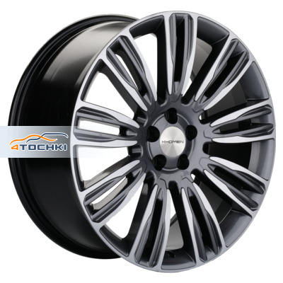 Khomen Wheels 8,5x20/5x120 ET45 D59,5 KHW2004 (GAC GS8) Gray-FP
