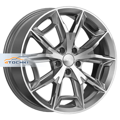 СКАД 7,5x19/5x108 ET38 D60,1 Паркер (КЛ382) Алмаз графит