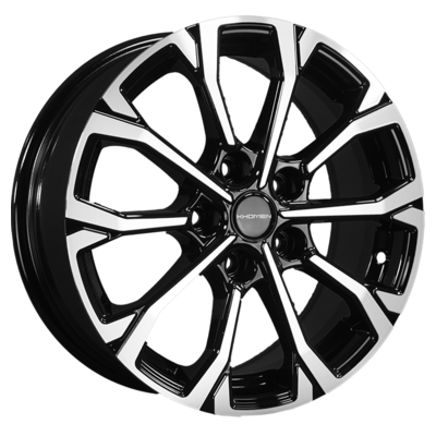 Khomen Wheels 6,5x16/5x114,3 ET45 D60,1 KHW1605 (Toyota/Suzuki) Black-FP