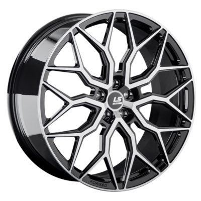 LS Forged 8x18/5x114,3 ET45 D67,1 LS FG13 BKF (конус, C570)