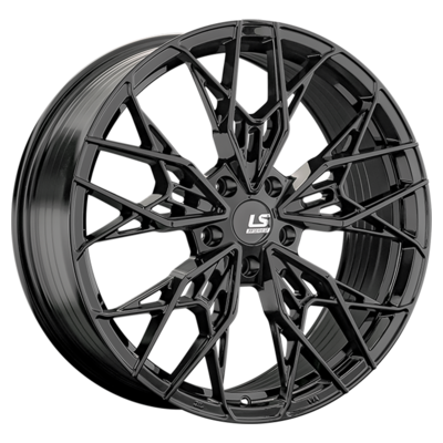 LS FlowForming 8,5x19/5x120 ET25 D72,6 RC83 BK (конус)