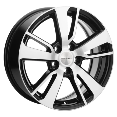 Khomen Wheels 7x17/5x108 ET50 D63,35 KHW1704 (Ford C-Max) Black-FP