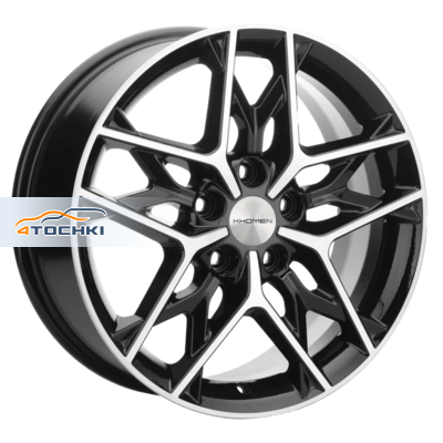 Khomen Wheels 7x17/5x114,3 ET48 D67,1 KHW1709 (Kia K5) Black-FP