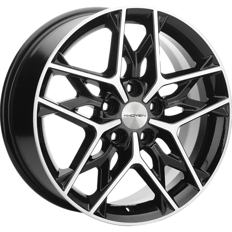 Khomen Wheels 7x17/5x114,3 ET49 D67,1 KHW1709 (Hyundai Elantra) Black-FP