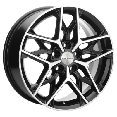 Khomen Wheels 7x17/5x114,3 ET53 D67,1 KHW1709 (Ceed) Black-FP