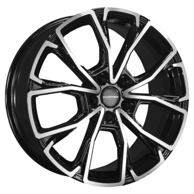 Khomen Wheels 7,5x19/5x114,3 ET45 D66,1 KHW1907 (Nissan X-Trail) Black-FP
