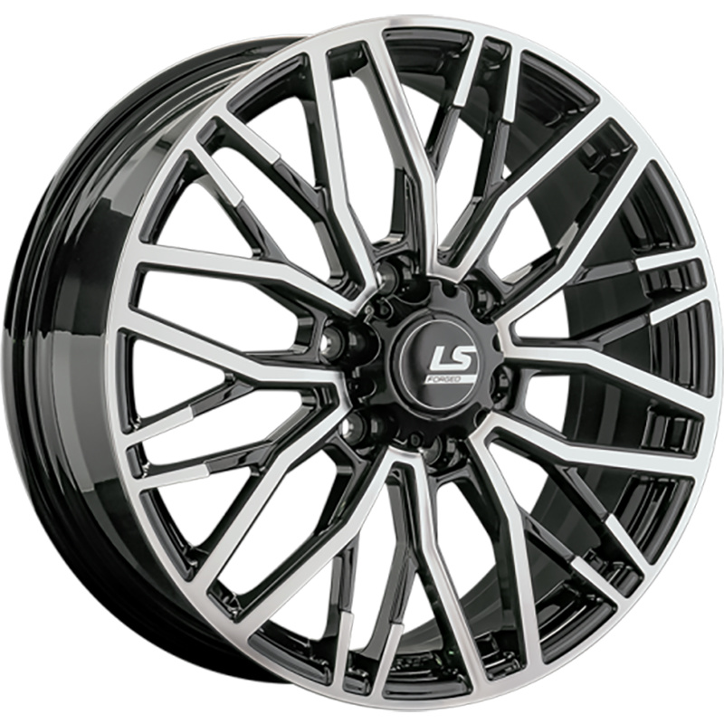 LS Forged 8,5x20/6x139,7 ET36 D100,1 LS FG33 BKF (конус, Колпак+лого)